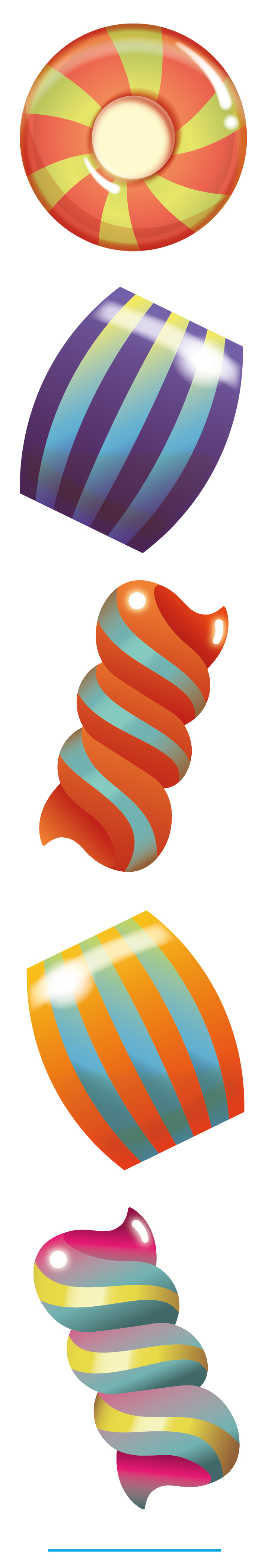 Sweets in a Bag Ecommerce Web Shop Logo Elements